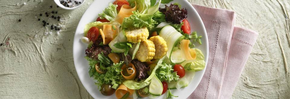 Salad with pineapple